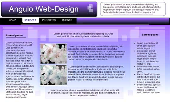 Purple Black Template